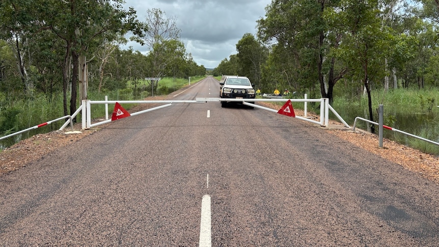 The road to Daly River on February 5.