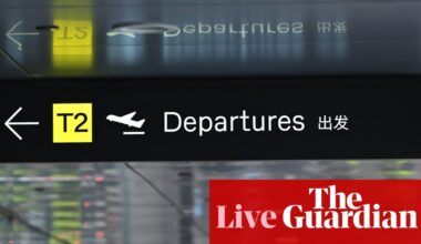 Man charged over allegedly giving Nazi salute to Jewish students at Melbourne airport – as it happened | Australia news