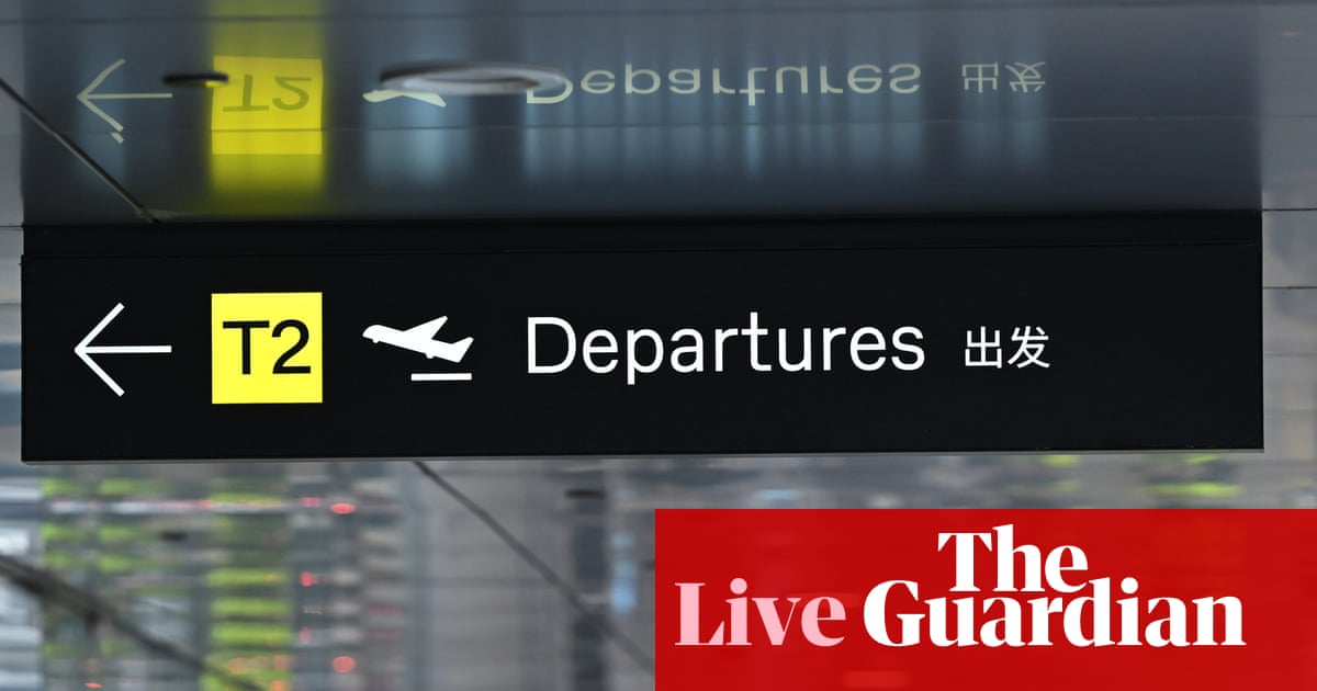 Man charged over allegedly giving Nazi salute to Jewish students at Melbourne airport – as it happened | Australia news