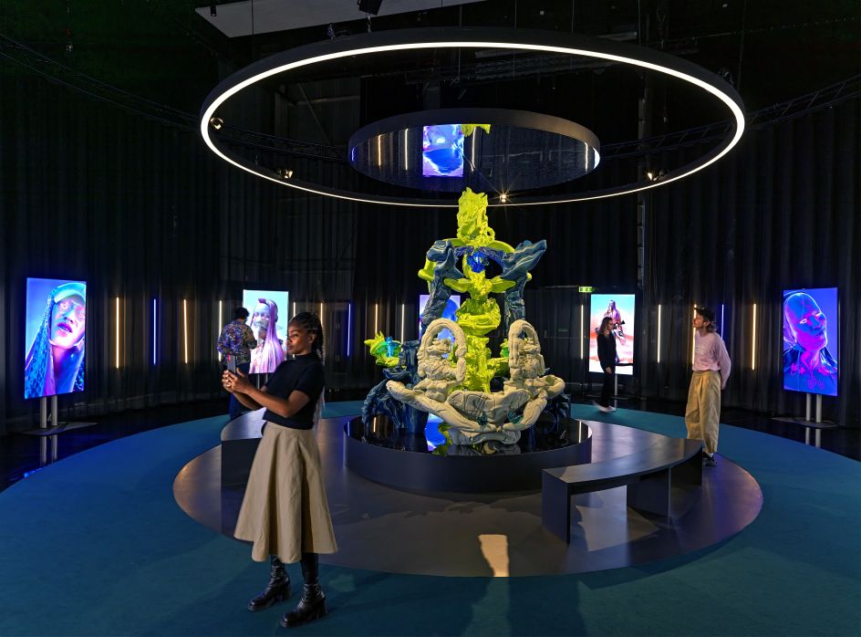 The Waters in Between by Audrey Large and WHOLE-LAND by The Fabricant part of UFO - Unidentified Fluid Other, 2022 © Audrey Large. Photography by Gert Jan van Rooij