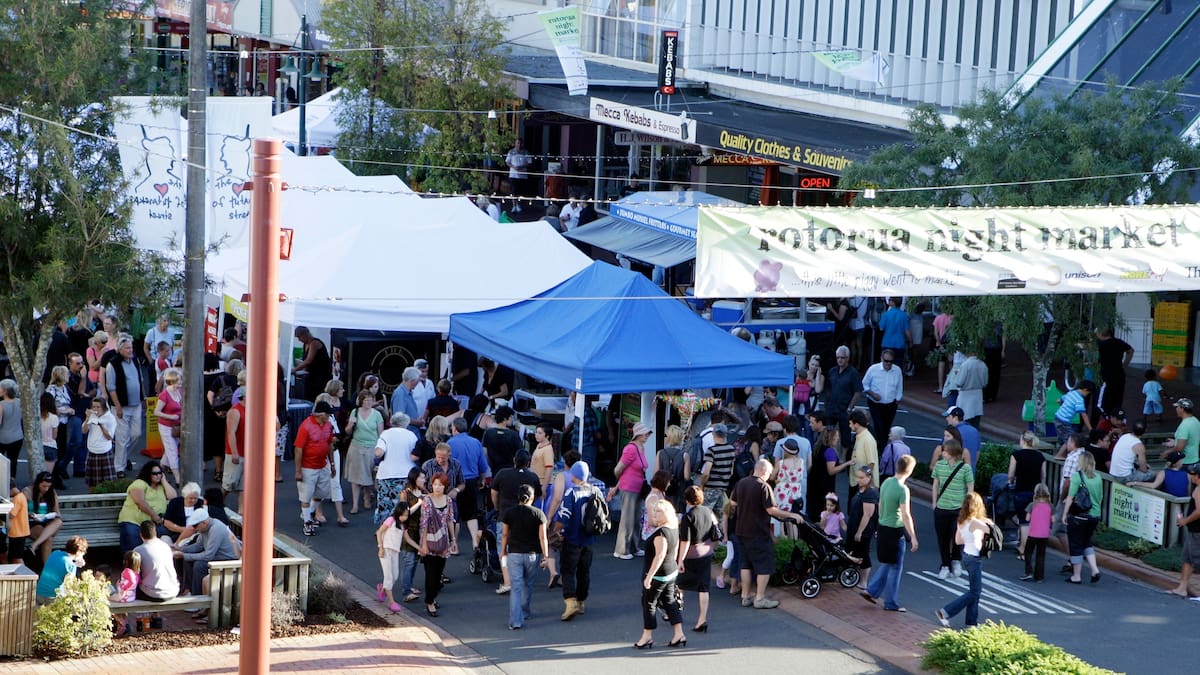 Rotorua Night Market to remain in council hands and stay in city centre