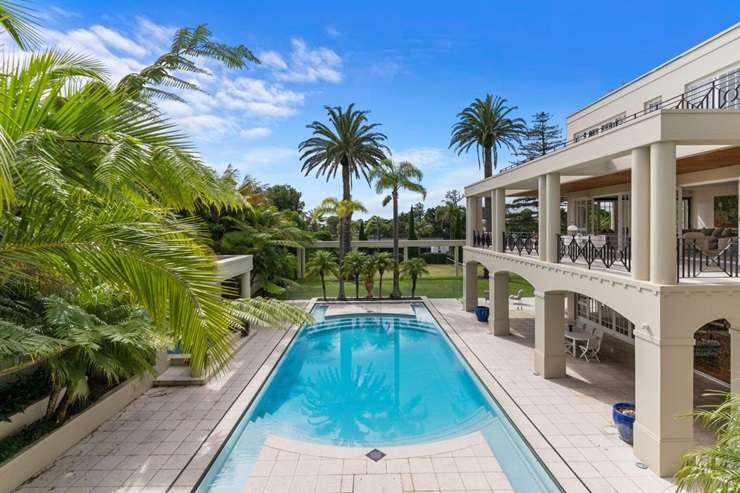 The Sumich Chaplin-designed mansion at 320 Kohimarama Road, in Auckland's St Heliers, was the first house to break the <img0m price ceiling in New Zealand. Photo / Supplied