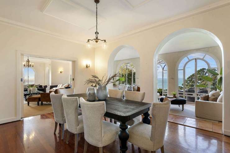 The 1930s neo-Georgian estate on Bleakhouse Road, in Mellons Bay, Auckland, will be replaced with townhouses. Photo / Supplied