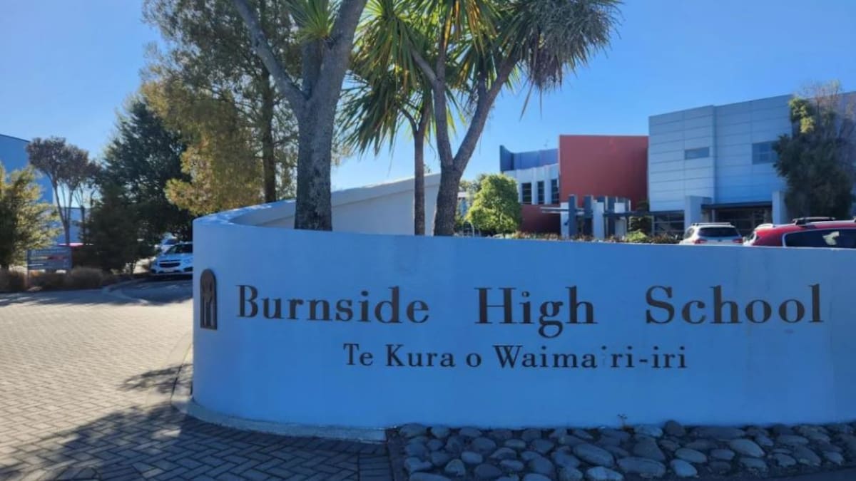 Burnside High School students in Christchurch have to work from home after internet cut in error