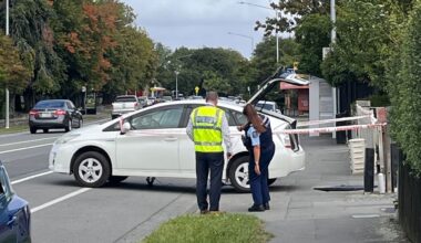 Christchurch child hit by car scootering to school: Neighbour uses jack to free trapped child