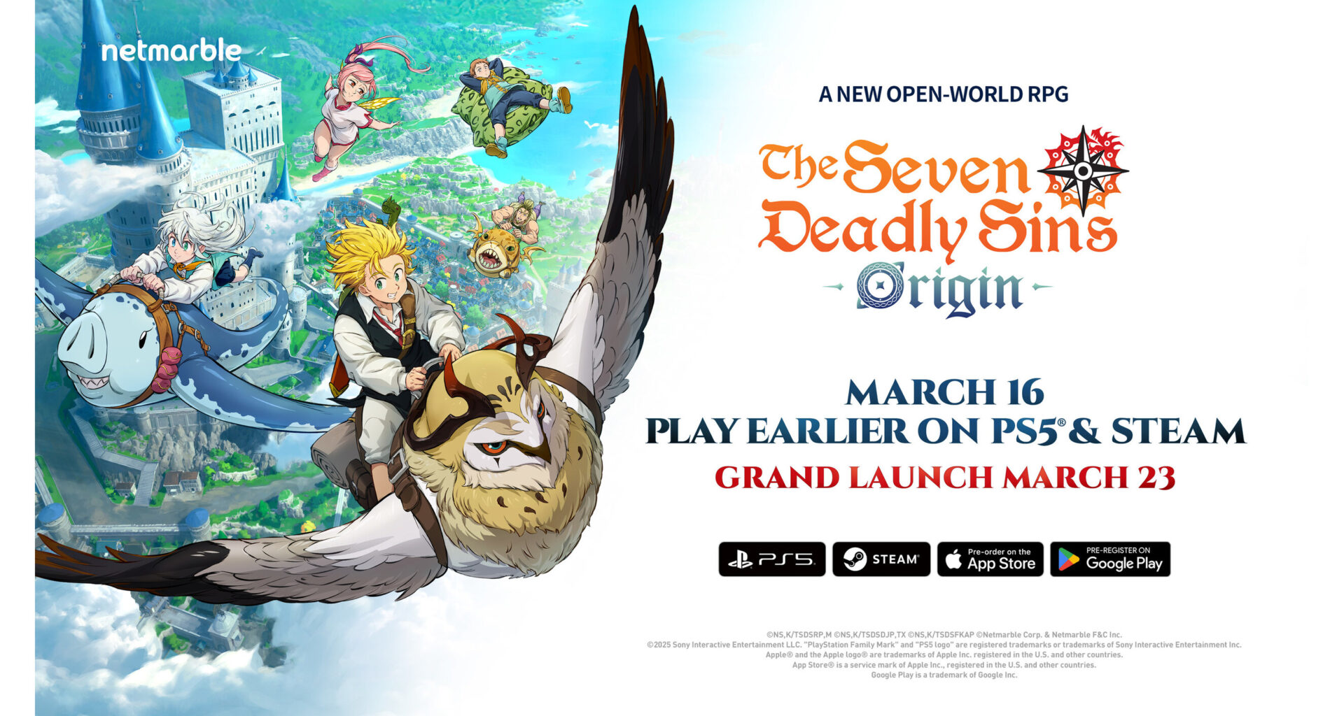 ORIGIN CONFIRMS LAUNCH DATE; PLAY EARLIER MARCH 16 ON PLAYSTATION®5 AND STEAM