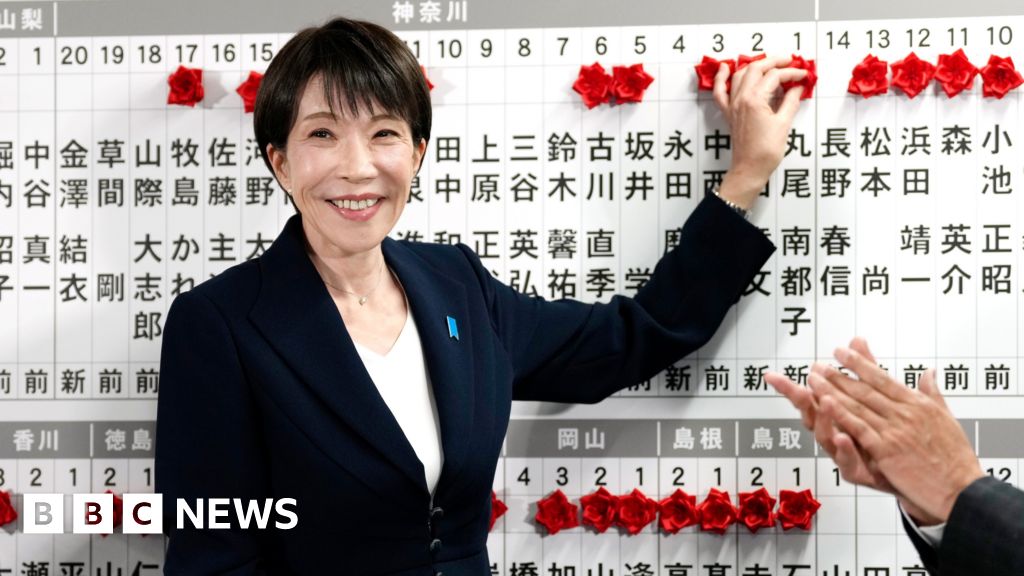 Japan's PM Takaichi on course to win snap election by landslide - BBC
