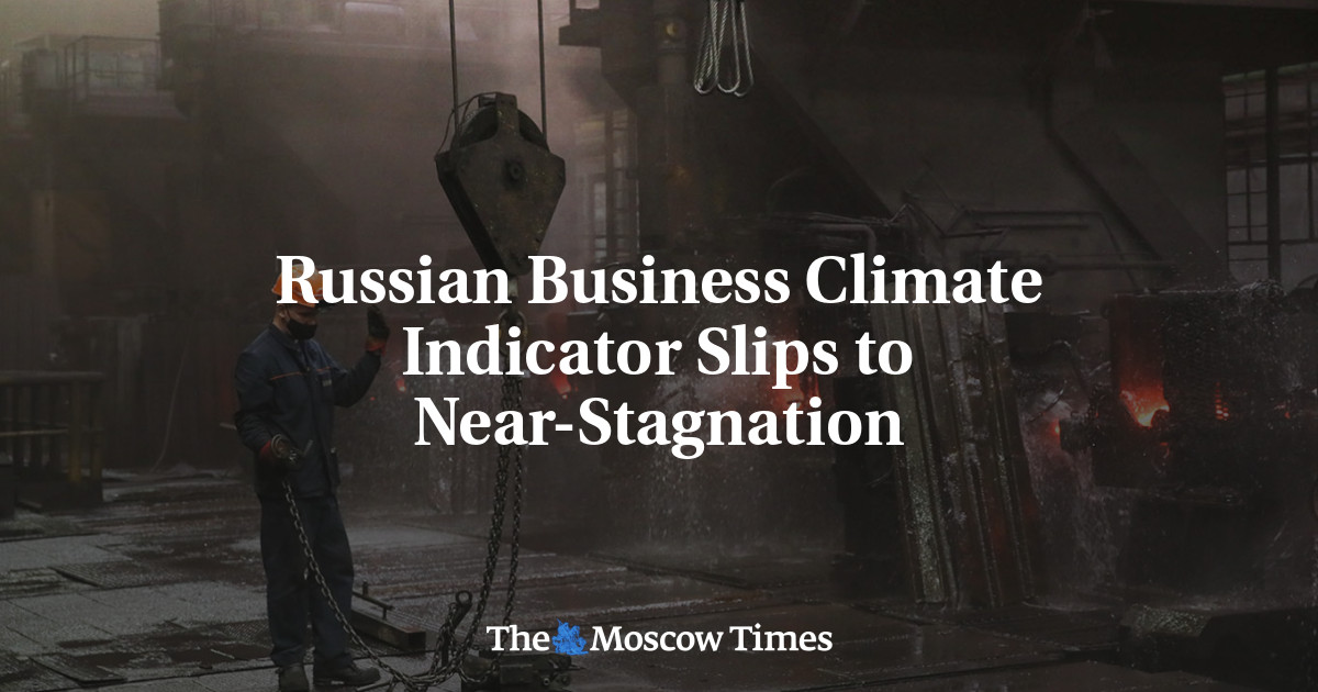 Russian Business Climate Indicator Slips to Near-Stagnation