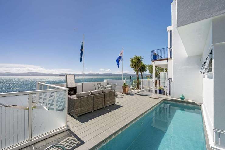 74A Chatsworth Road, in Silverstream, Upper Hutt, offers buyers the chance to grab a piece of architectural history. Photo / Supplied