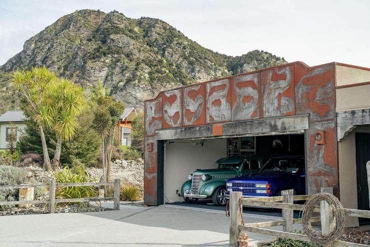 9 Balneaves Lane, in Albert Town, Wānaka, is up for grabs. The ranch is the work of Mike Wight and his late partner, Sandra Tumaru. Photo / Supplied