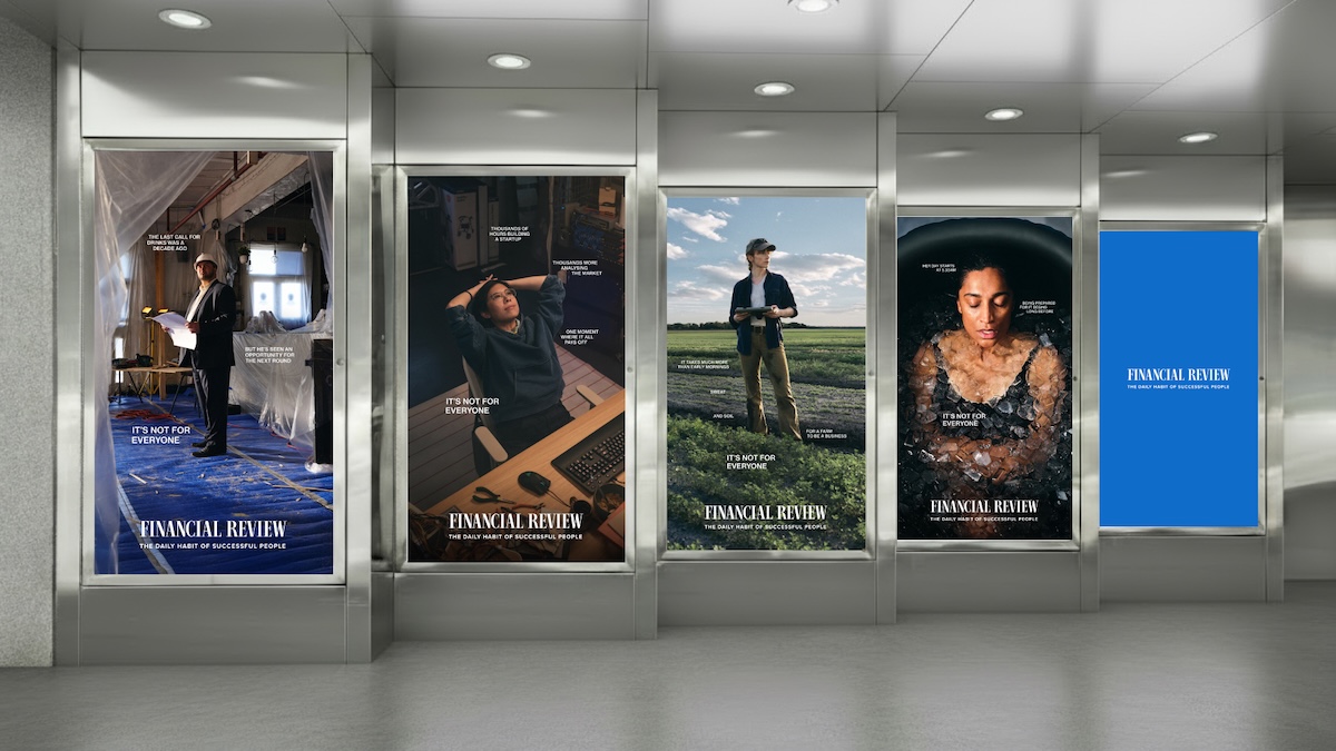 Australian Financial Review launches new ‘It’s Not For Everyone’ campaign via Howatson+Co