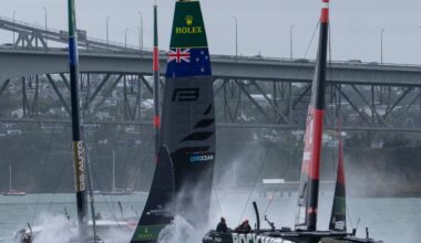 Two hurt after high-speed New Zealand-France crash at Auckland SailGP race | Olympics News