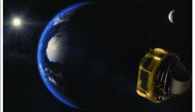 Artist's concept of the Ariel space telescope. Credit - ESA/STFC RAL Space/UCL/Europlanet-Science Office