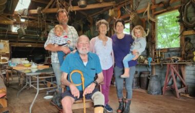 Waimiha farmer Lew Pickens keeps old bush skills and bullock team history alive