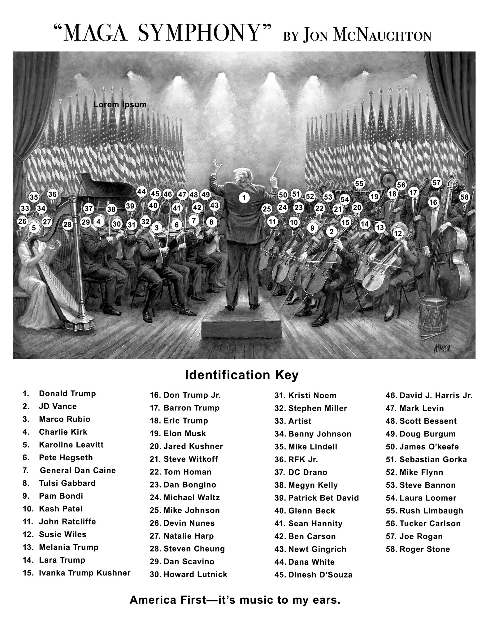 MAGA symphony painting