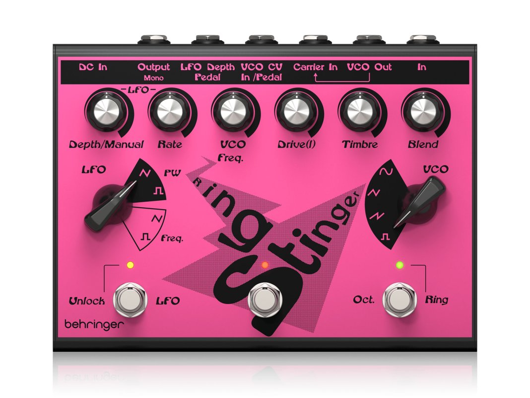 Behringer launches clone of classic ring mod/fuzz pedal, the Lovetone Ring Stinger