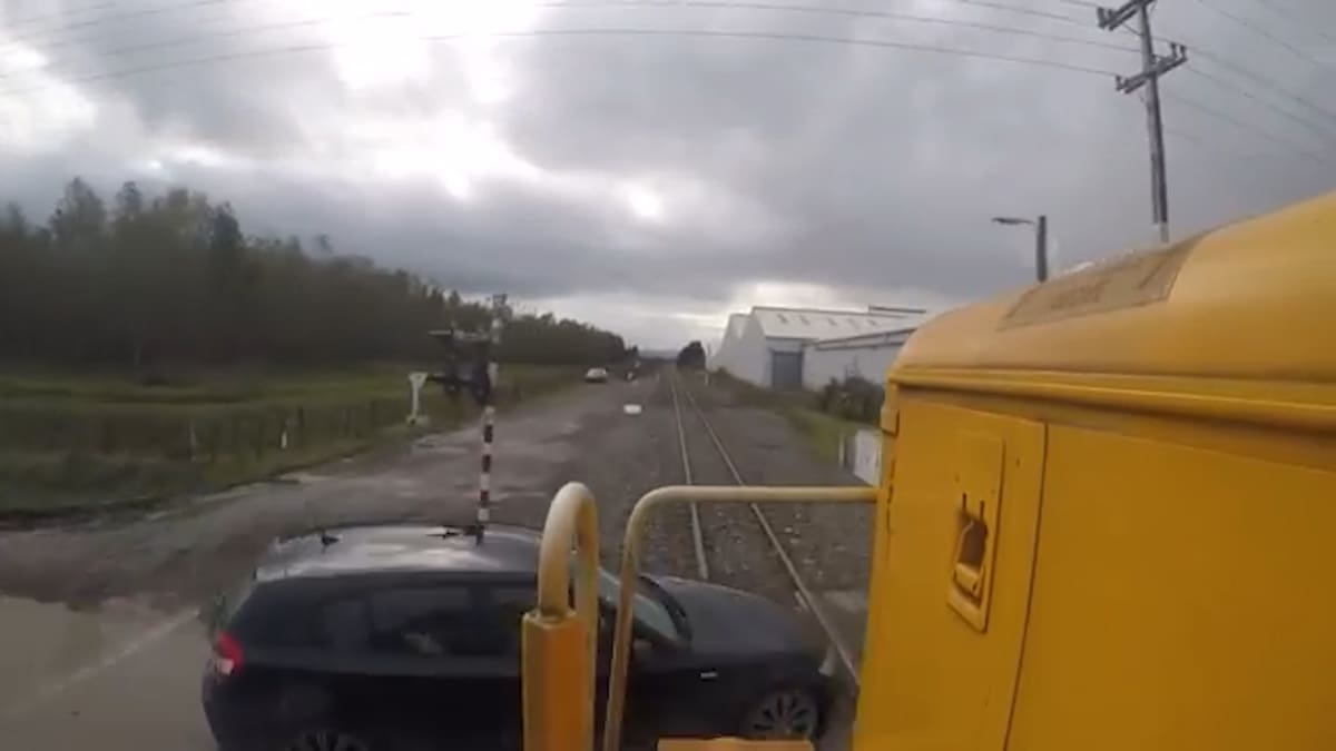 Morning car-train crash leaves two with serious injuries near New Plymouth - NZ Herald