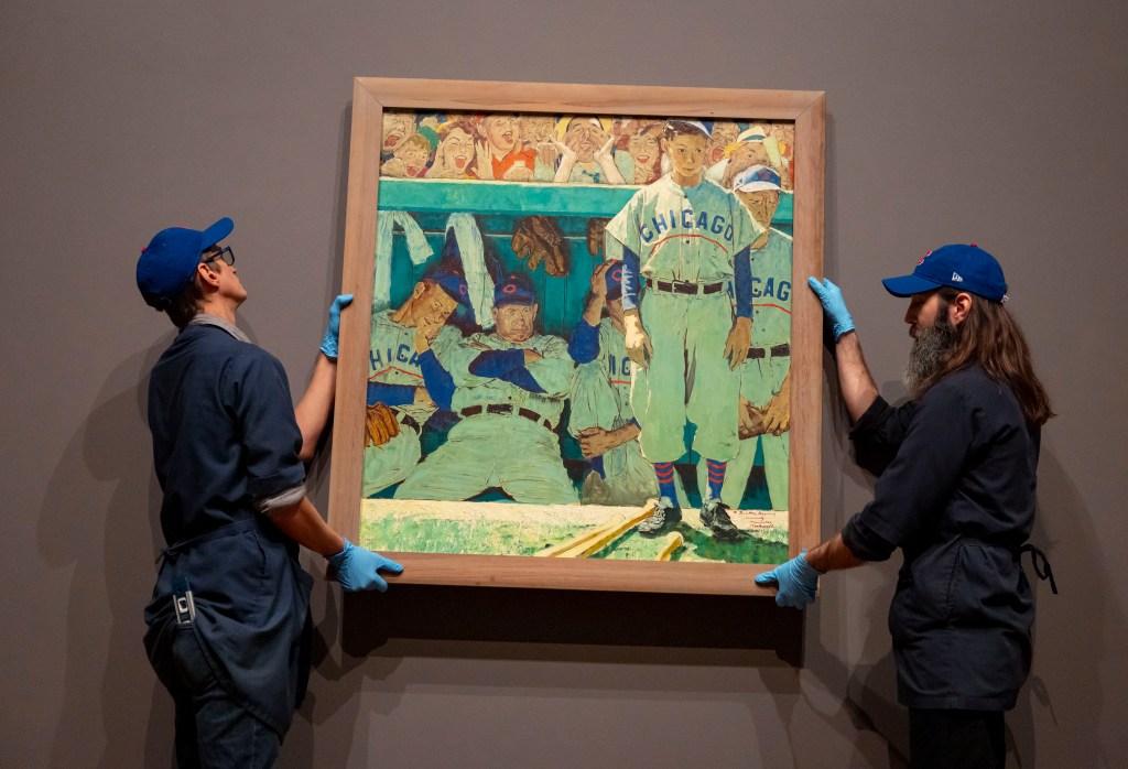 Art Institute acquires Norman Rockwell’s "The Dugout"