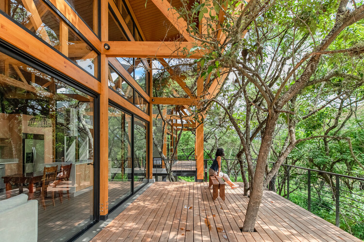 House in the Woods / Espinoza Carvajal Arquitectos - Interior Photography, Wood, Beam