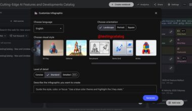 Google adds 10 customizable infographic styles to NotebookLM