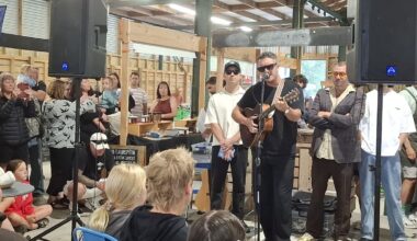Six60 gives surprise performance at Hamilton Farmers Market