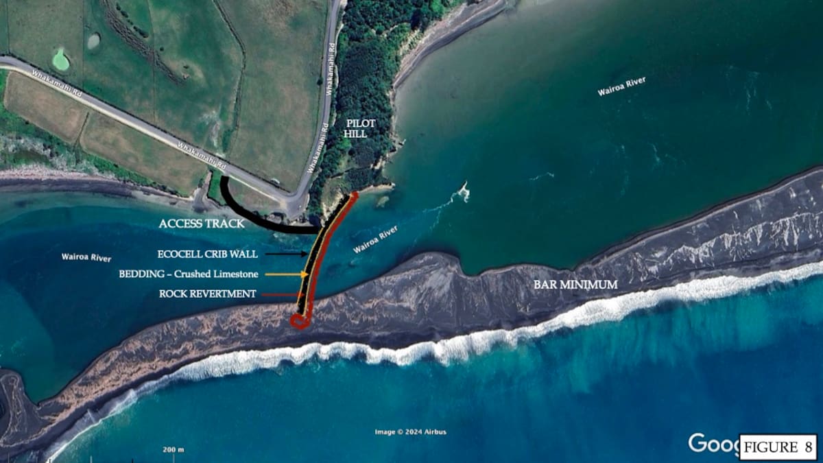 Groyne proposed for Wairoa River mouth, cost would be more than $12 million