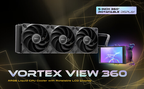 Antec Unveils the Vortex View 360 AIO Liquid CPU Cooler