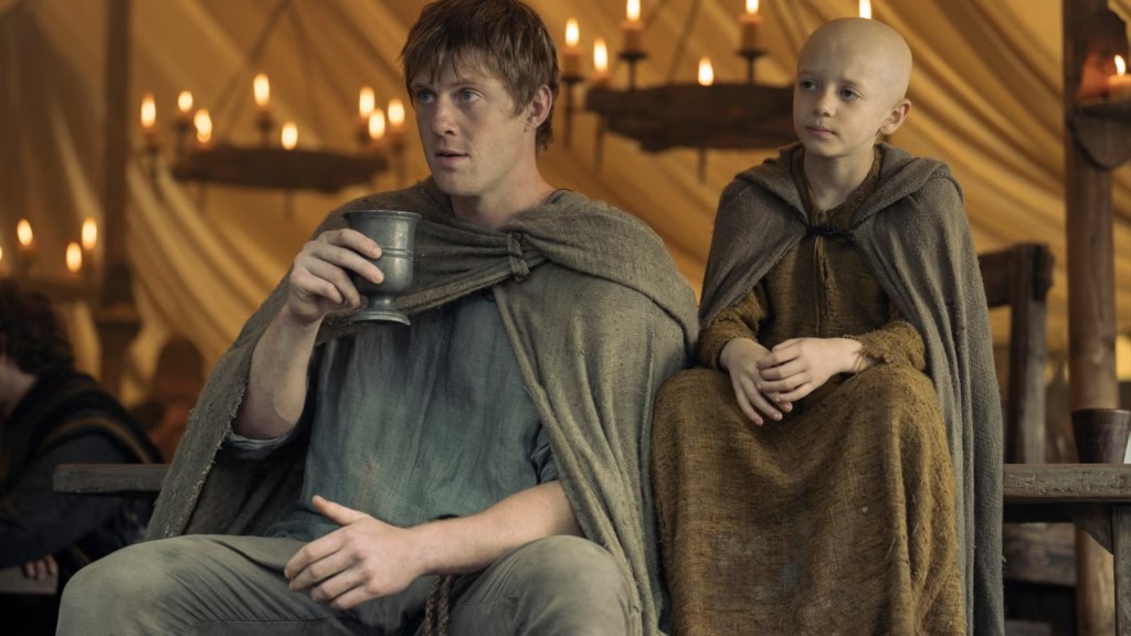 Ser Duncan the Tall and Egg sitting together in A Knight of the Seven Kingdoms