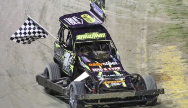 From workmate to defender: How Napier man won second national stockcar title