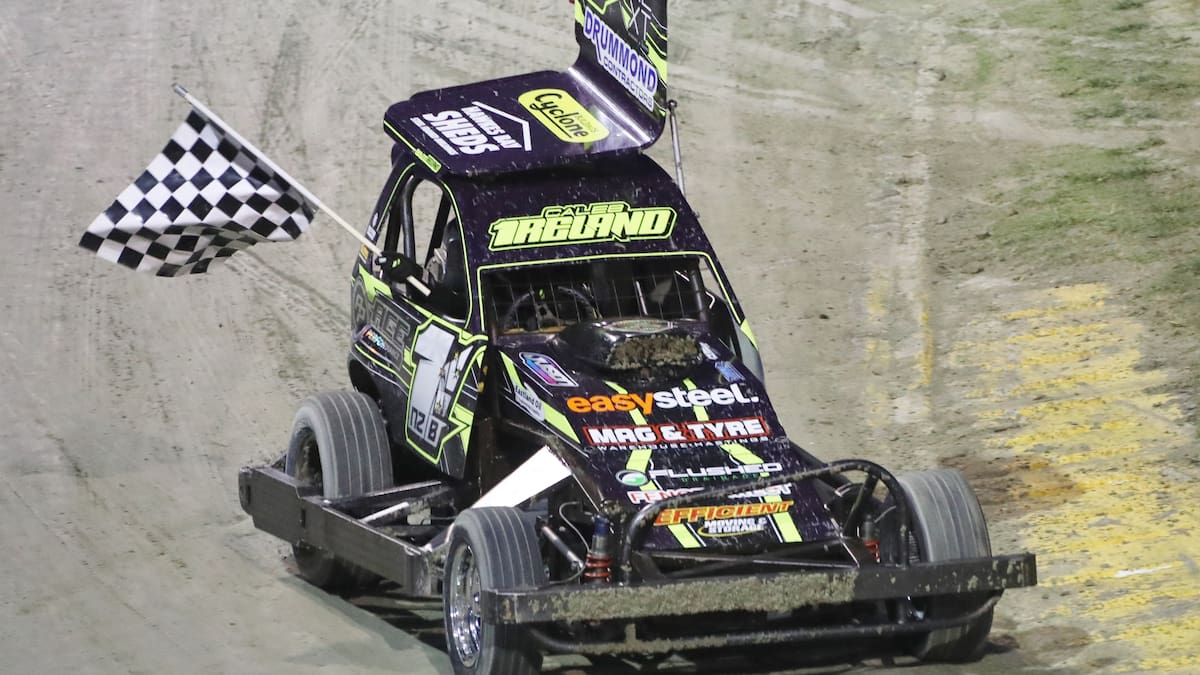 From workmate to defender: How Napier man won second national stockcar title