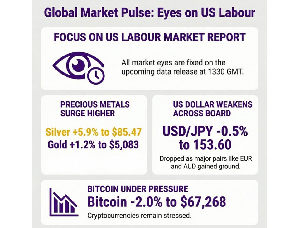 investingLive European markets wrap: Dollar softer ahead of US jobs report