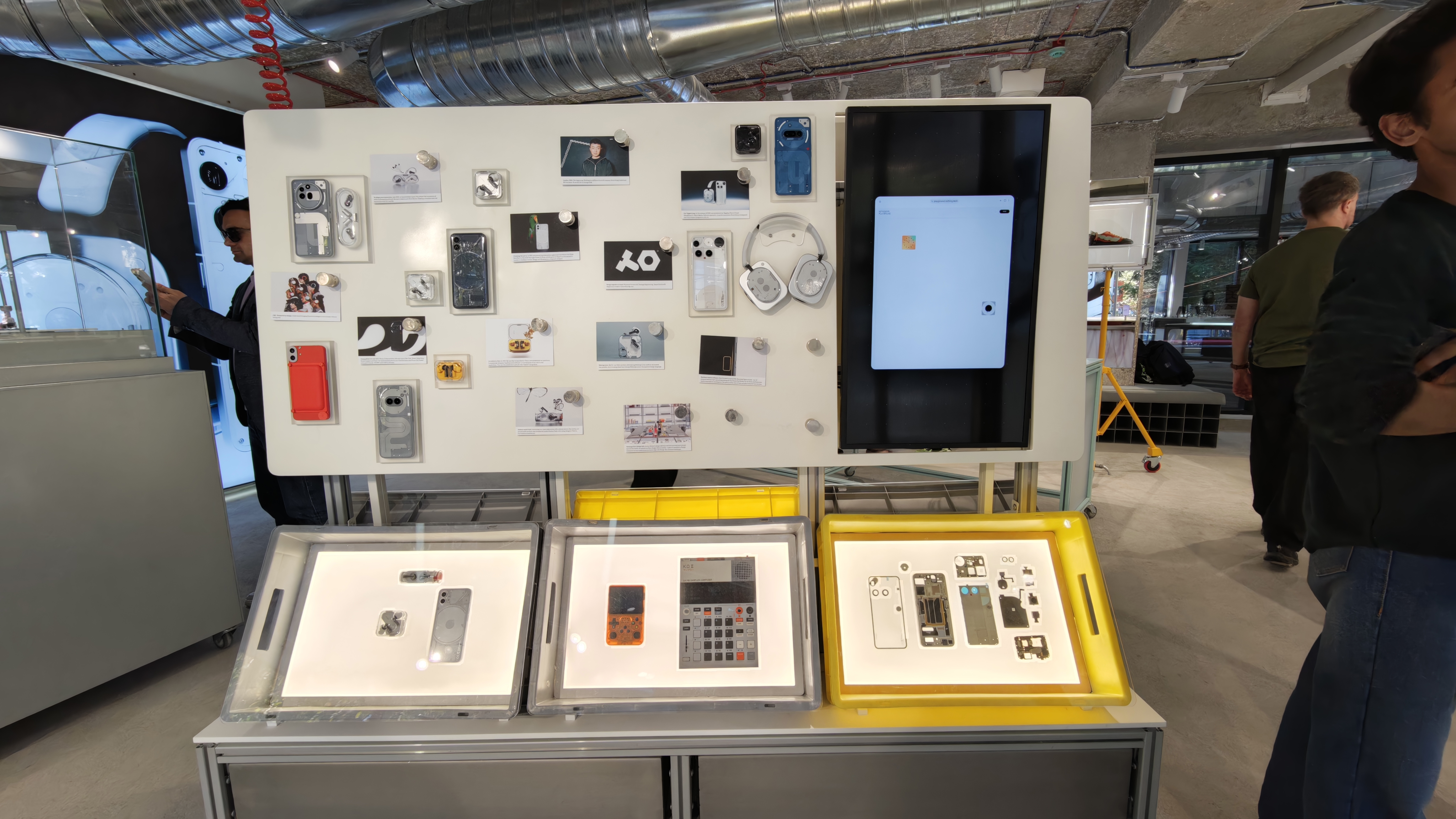 Photos of Nothing's retail store in Bengaluru, India