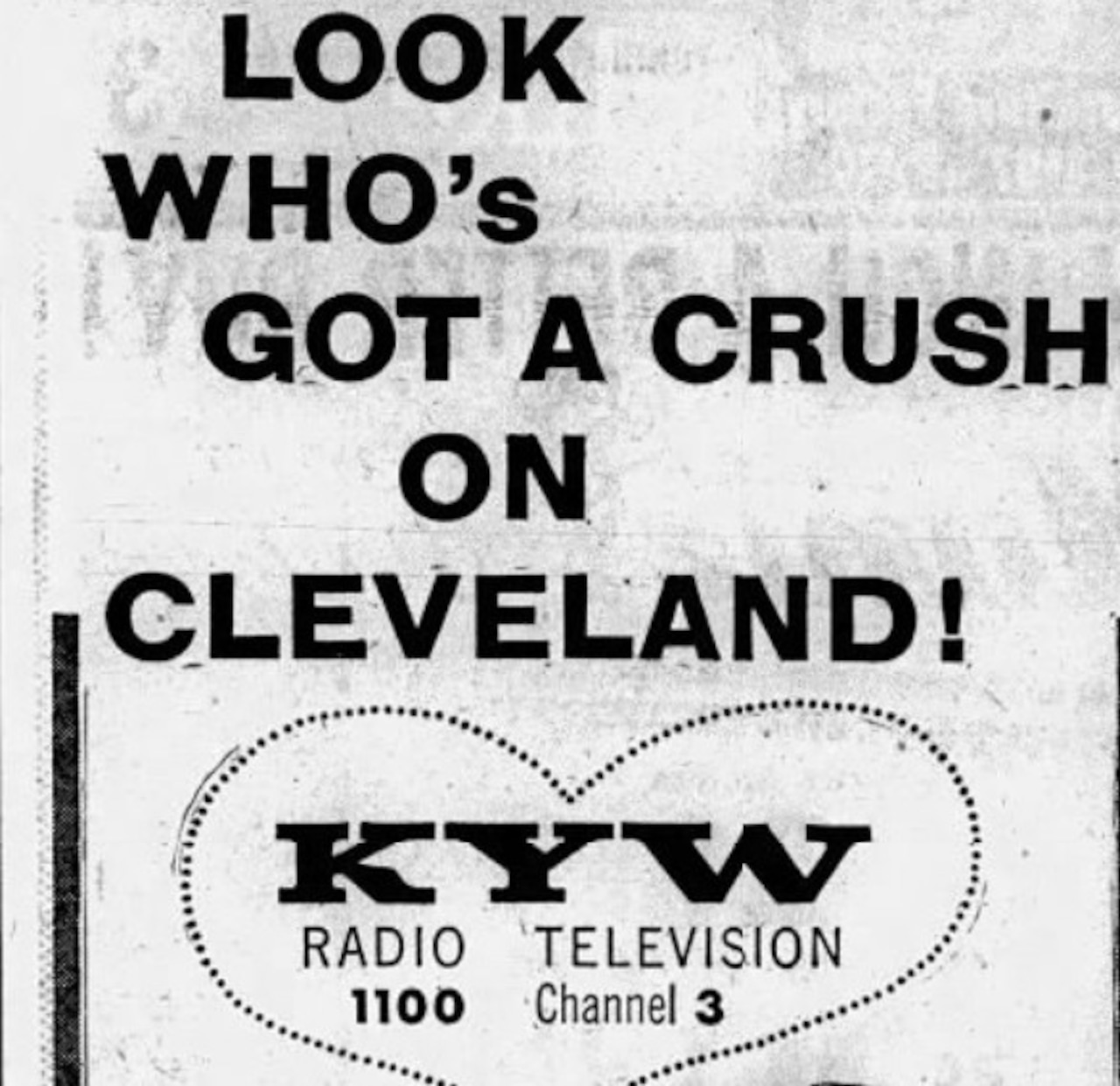 KYW was on the air from 1956 to 1965 in Cleveland.