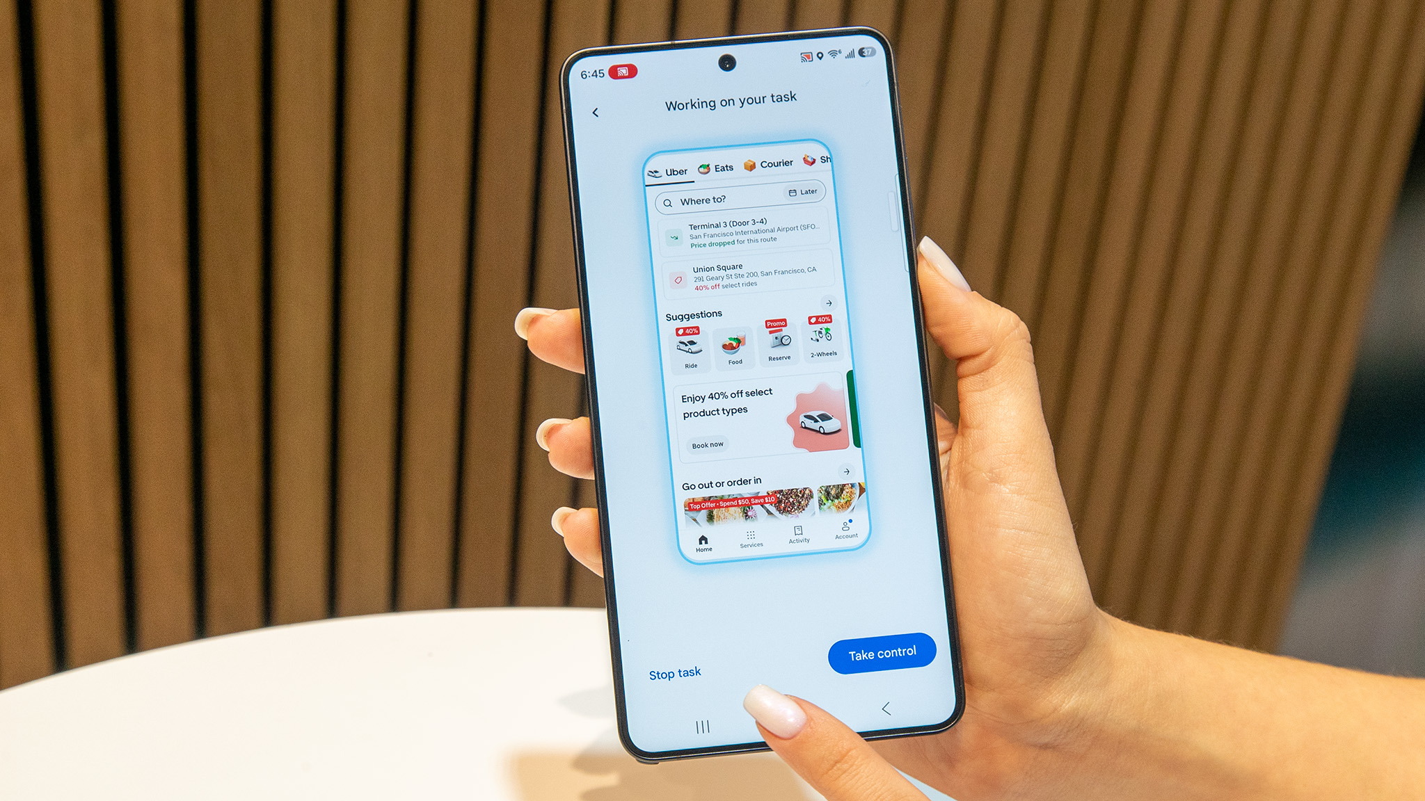 Automating tasks with Bixby and Gemini on a Samsung Galaxy S26 Ultra
