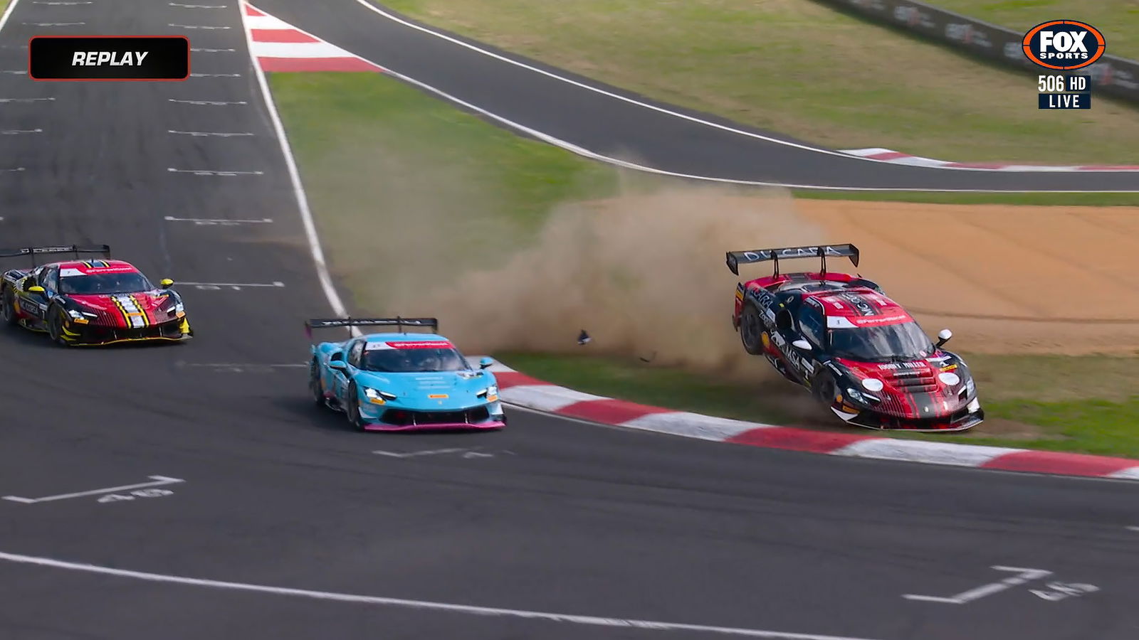 Wild Ferrari Challenge finish caps off Bathurst 12 Hour supports