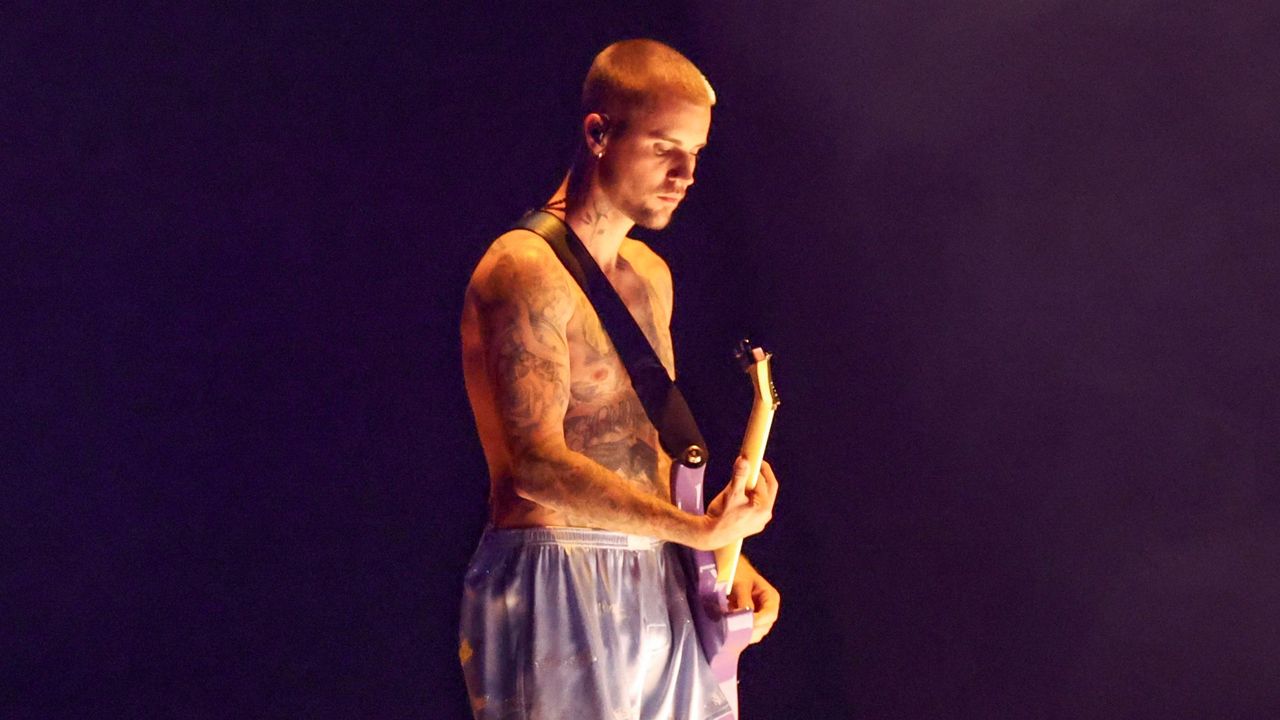 Justin Bieber Performs at the 2026 Grammys in Just His Boxers