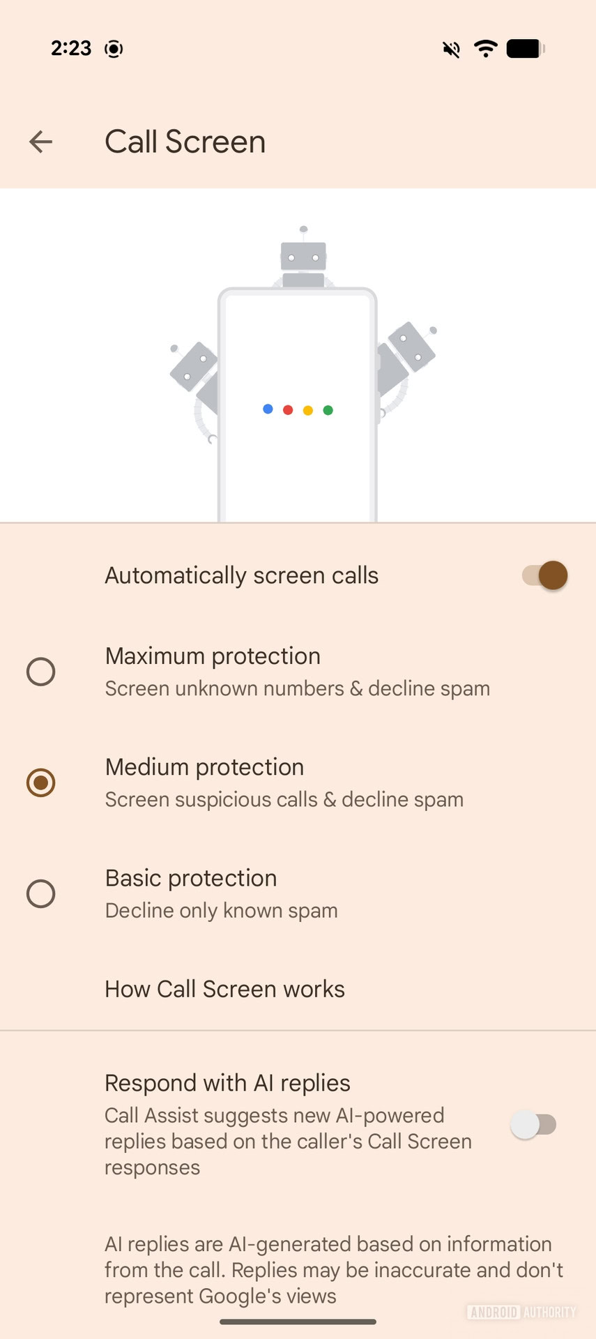 Google Phone app Current UI (2)