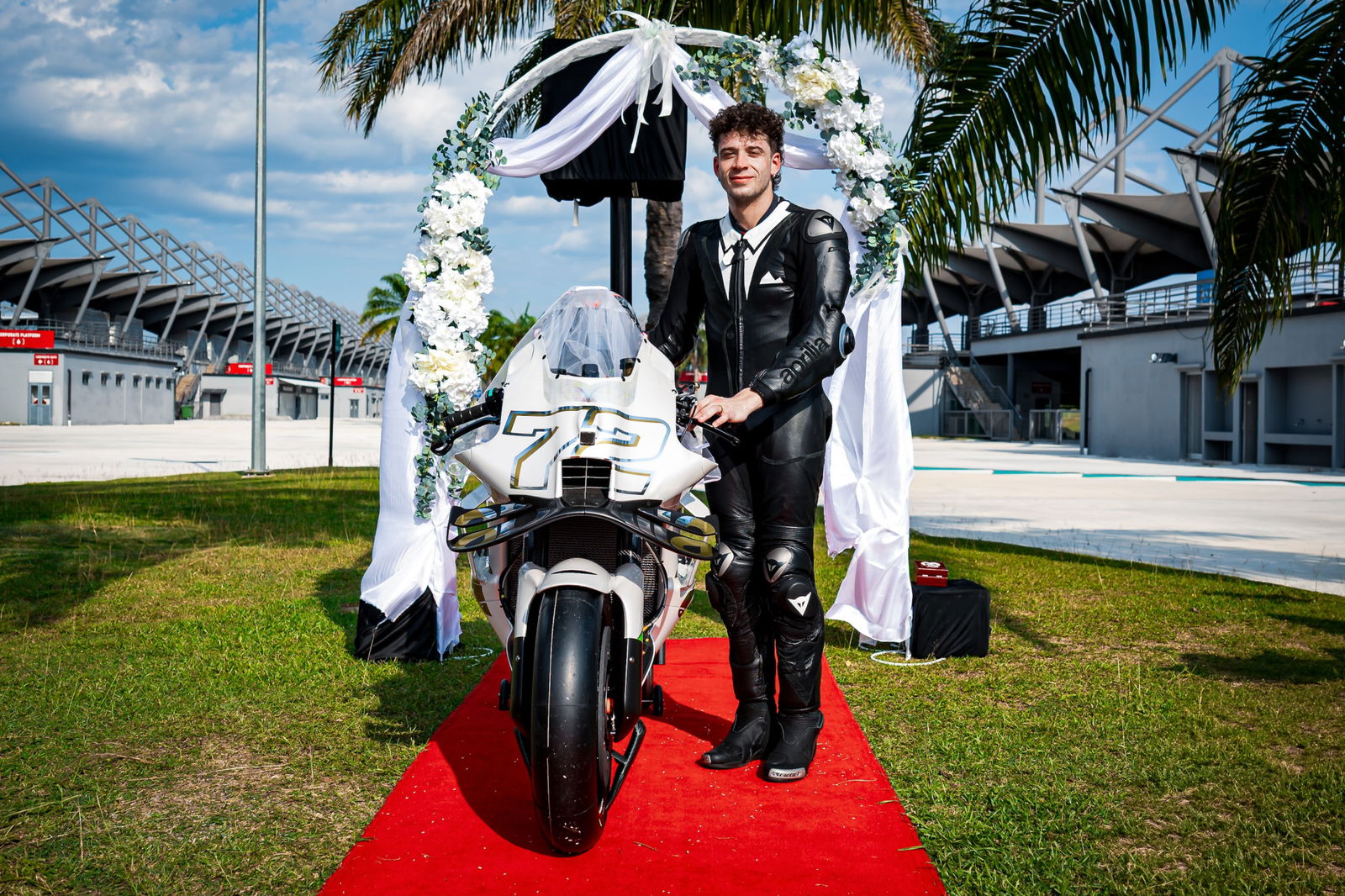 MotoGP star marries bike in bizarre contract stunt