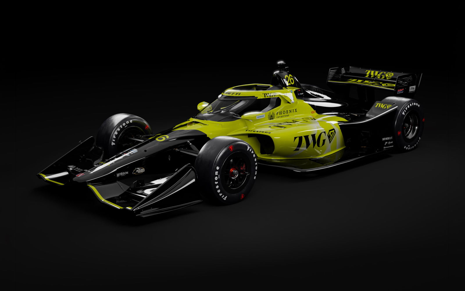 Will Power's #26 Andretti Global Honda IndyCar.