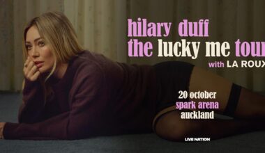 Hilary Duff is bringing her 'lucky me tour' to New Zealand in 2026