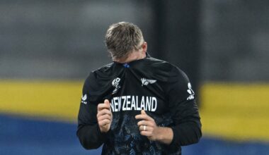 Black Caps v England result: New Zealand face nervous wait for T20 World Cup semifinal spot after defeat in Colombo