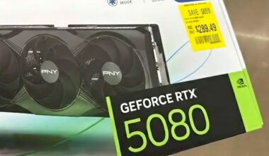 PNY GeForce RTX 5080 Overclocked Triple Fan