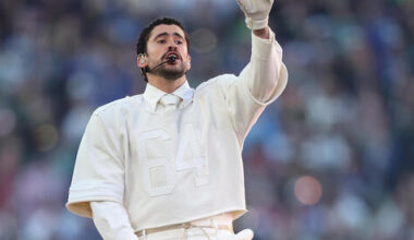 the meaning behind Bad Bunny’s Zara wardrobe at the Super Bowl