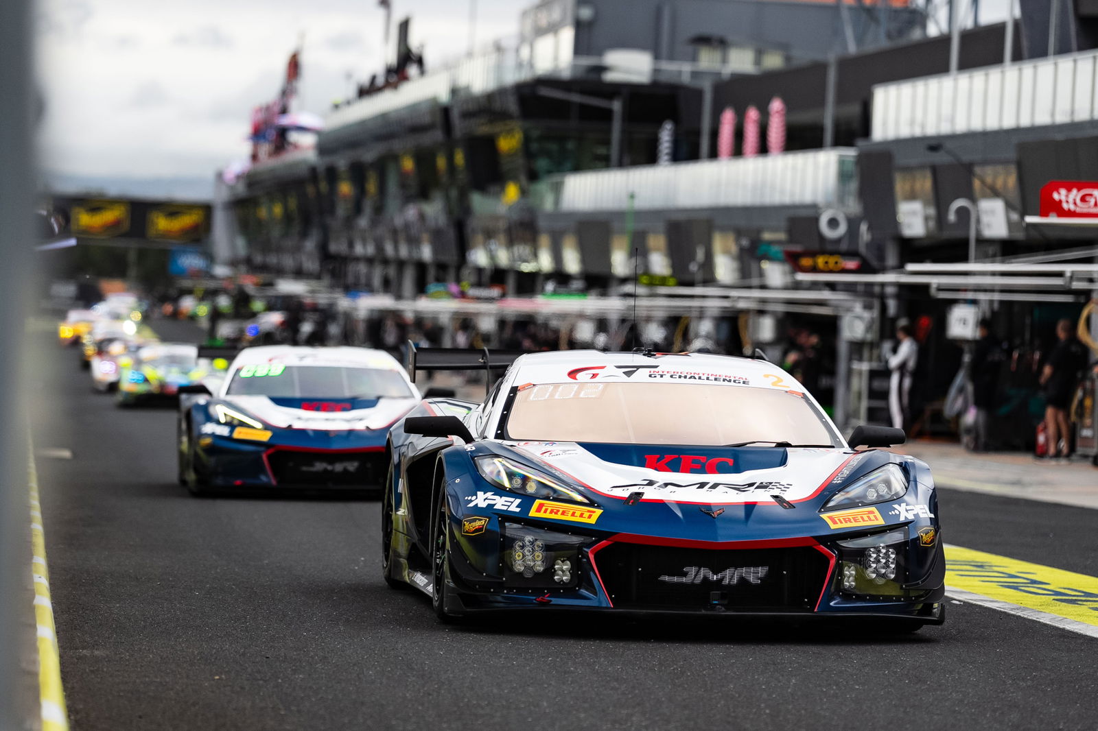 Earl Bamber Motorsport drives the #2 Johor Motorsports Racing Corvette Z06 GT3.R at the 2026 Bathurst 12 Hour. 
