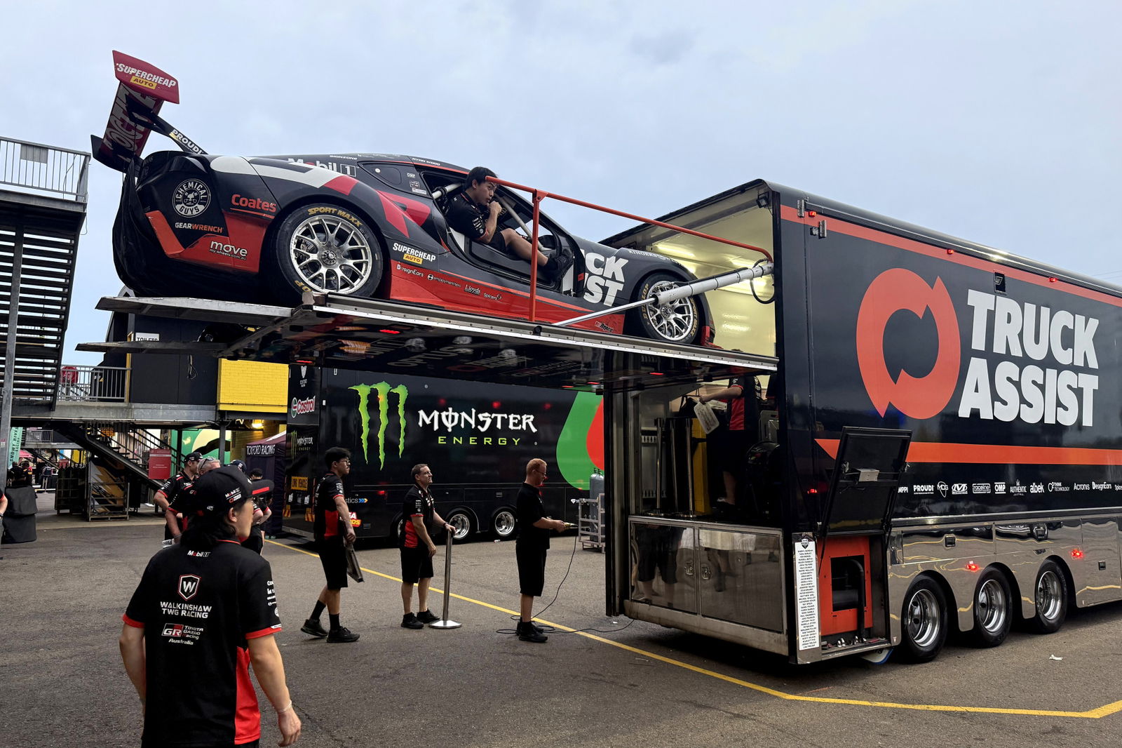 ‘Need a rest’: Toyota teams absent from Sydney ride day