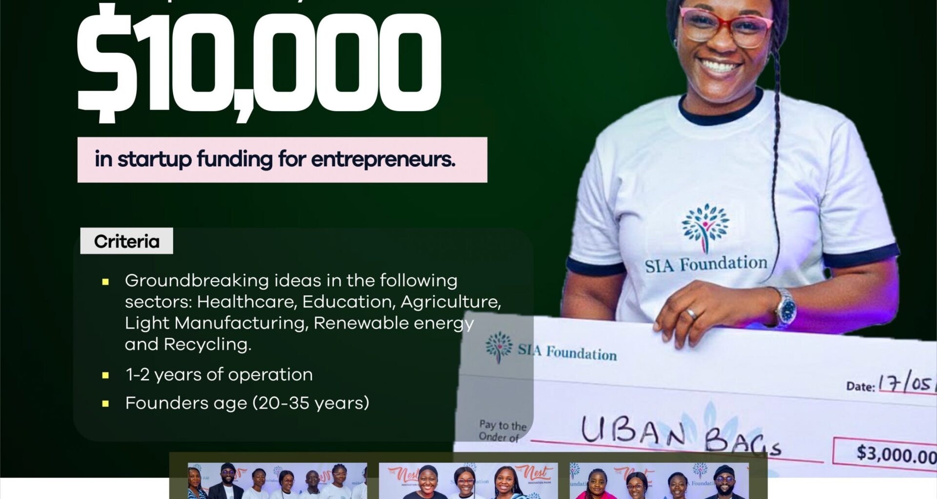 Call for Applications: SIA Startup Foundry Cohort 3 Gor Entrepreneurs