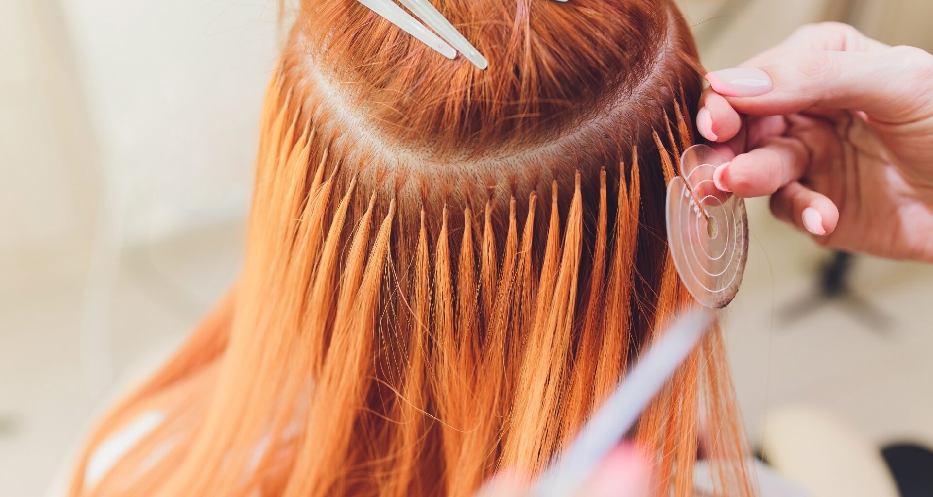 Procedure of hair extensions