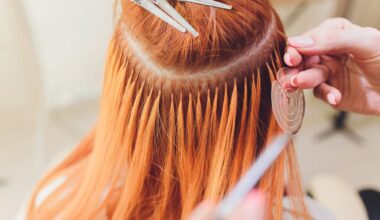 Procedure of hair extensions