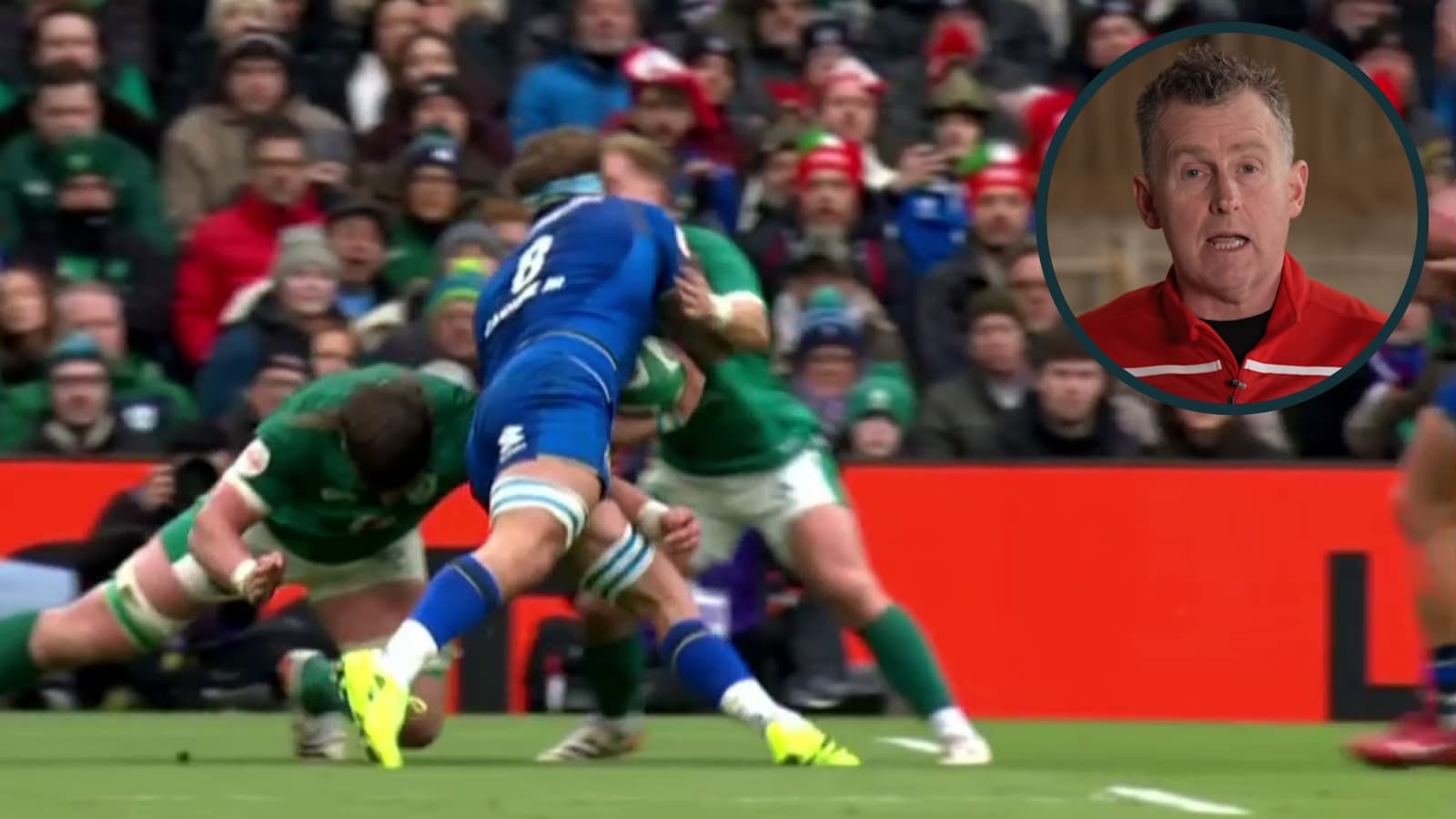 Nigel Owens weighs in on controversial Craig Casey card which made him 'chuckle'