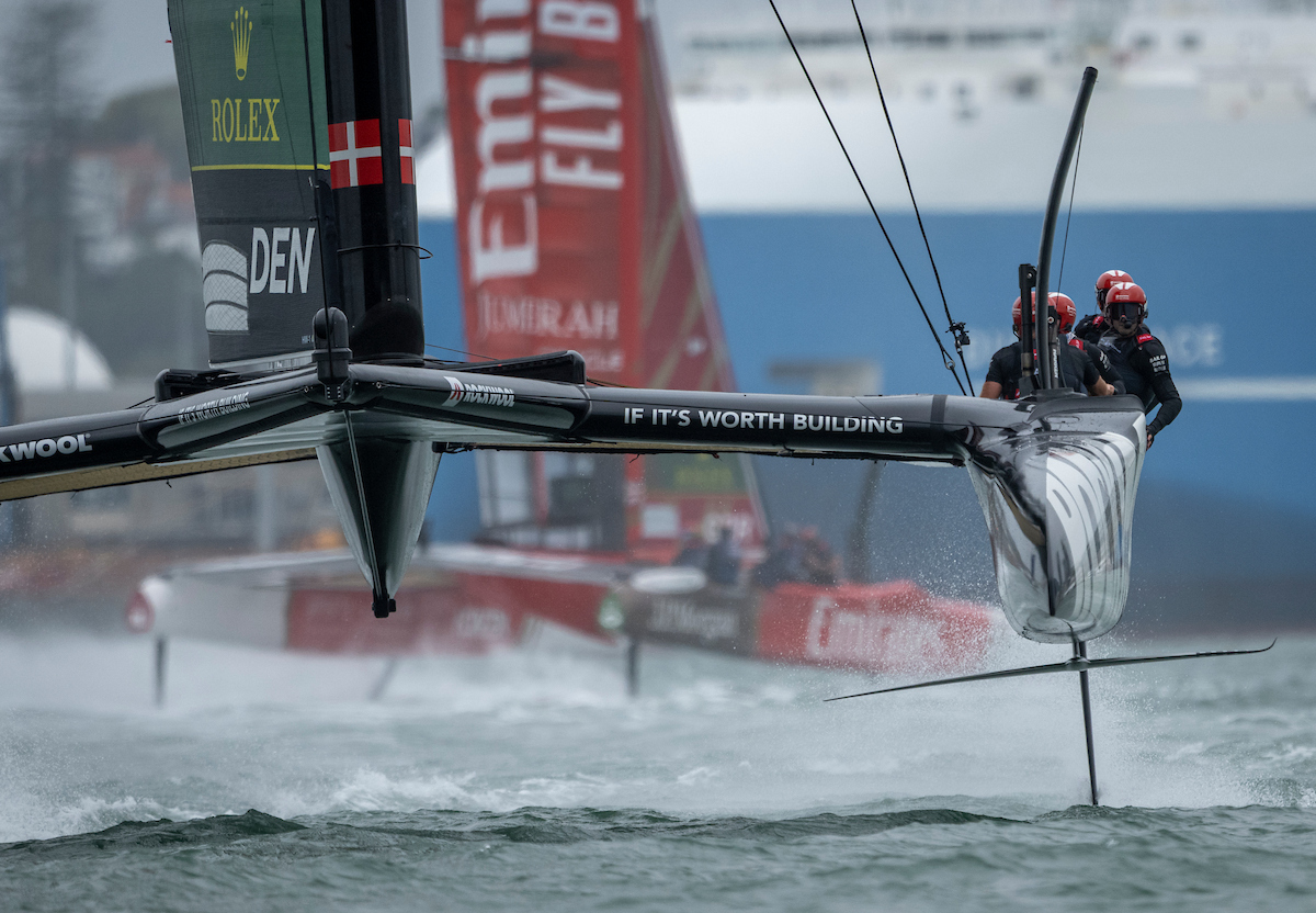 Starboard foil sensor fault disrupts ROCKWOOL Racing campaign in Auckland